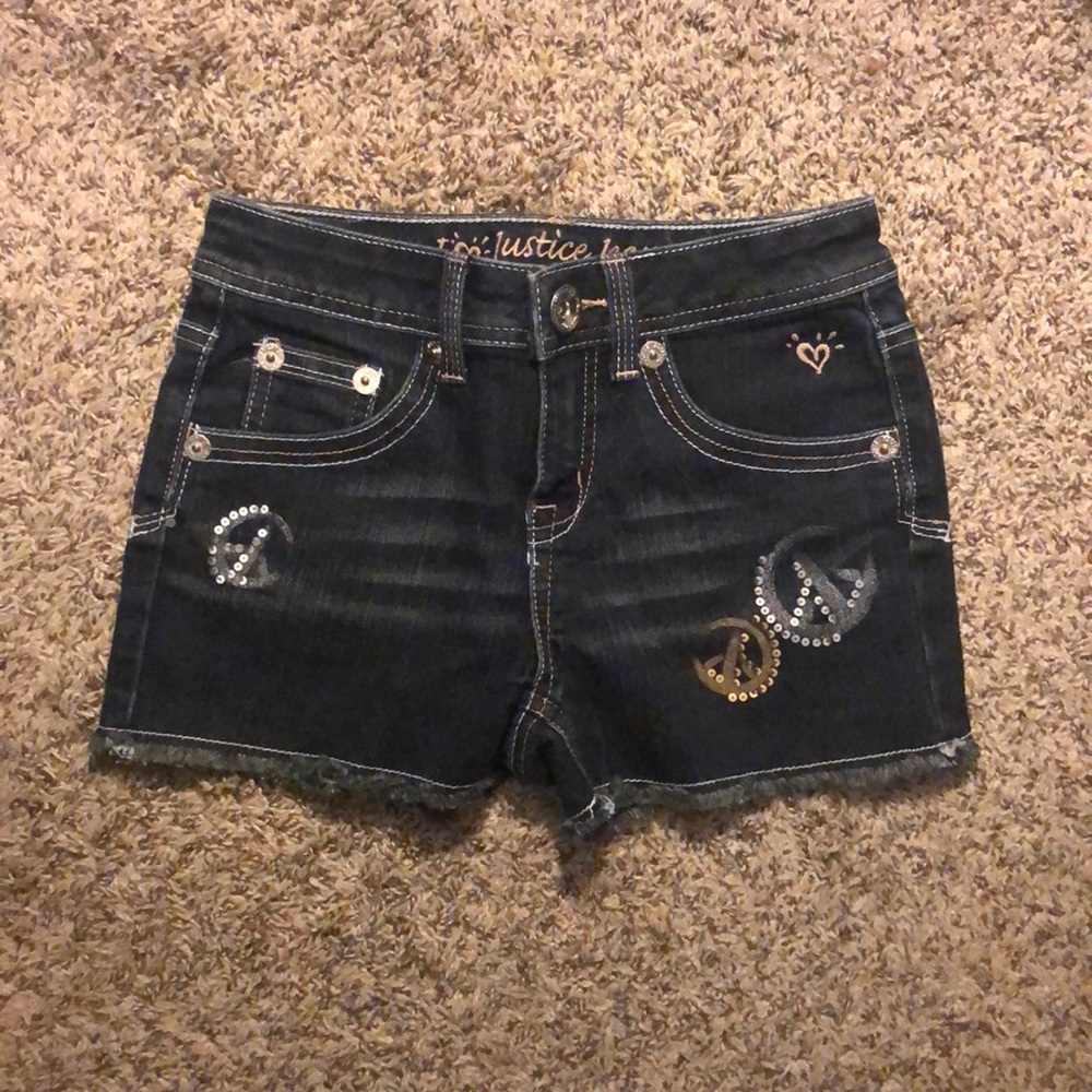 Justice jean shorts sz 10R